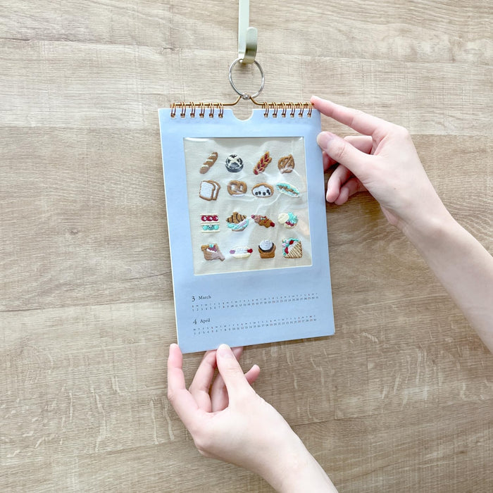 Gakken Sta:Ful 2026 Calendar annas Embroidery Wall Calendar M18021
