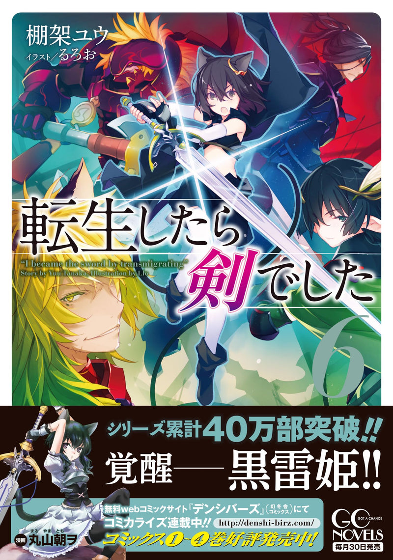 Reincarnated as a Sword (Tensei Shitara Ken Deshita) 6 (Light Novel)