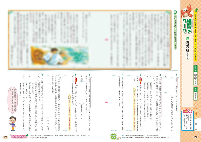 Shougaku Kyoukasho Work Japanese 6th Grade Mitsumura Tosho Edition
