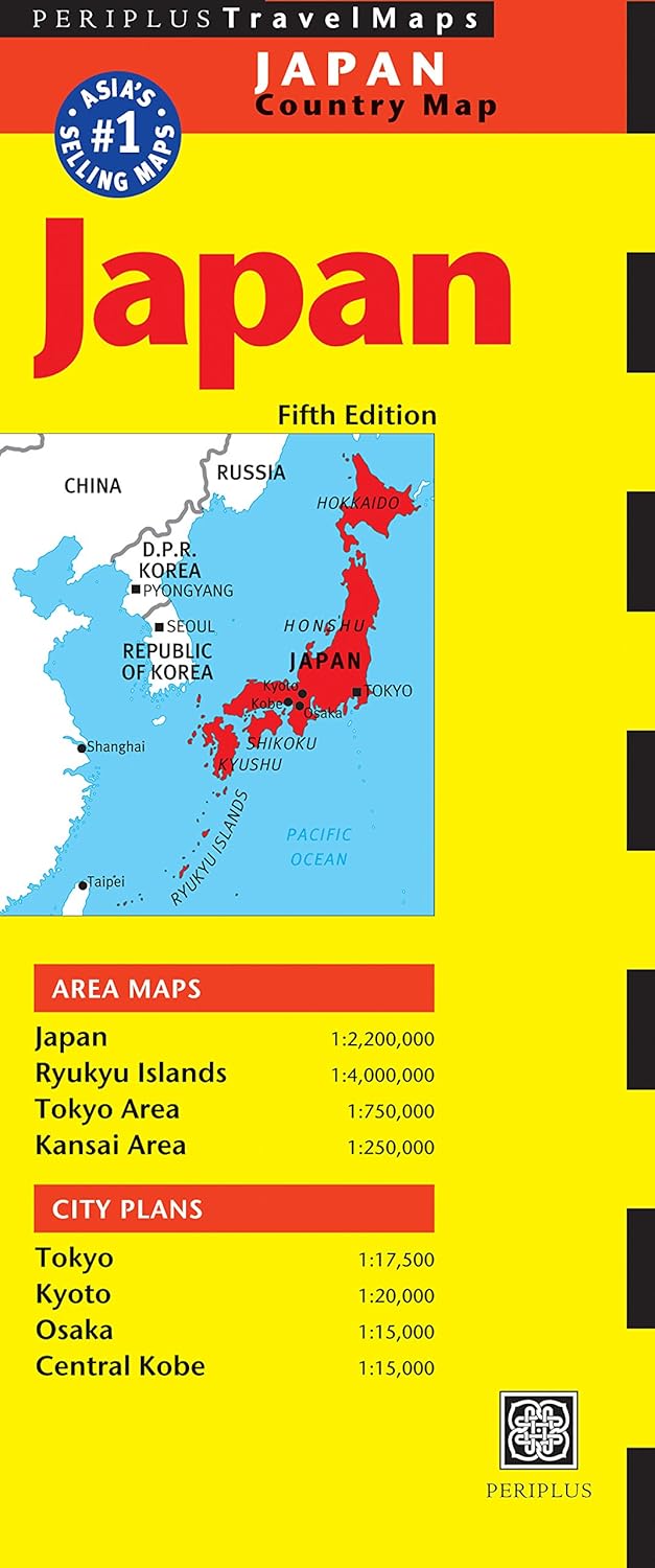 Travel Maps: Japan Fifth Edition (ASIA'S SELLING MAPS)