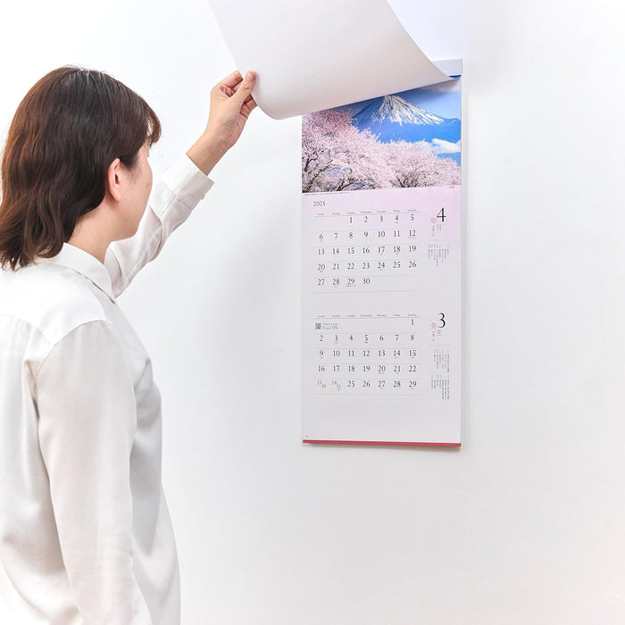 New Japan Calendar 2025 Wall Calendar Fuji 2 Months Type NK900