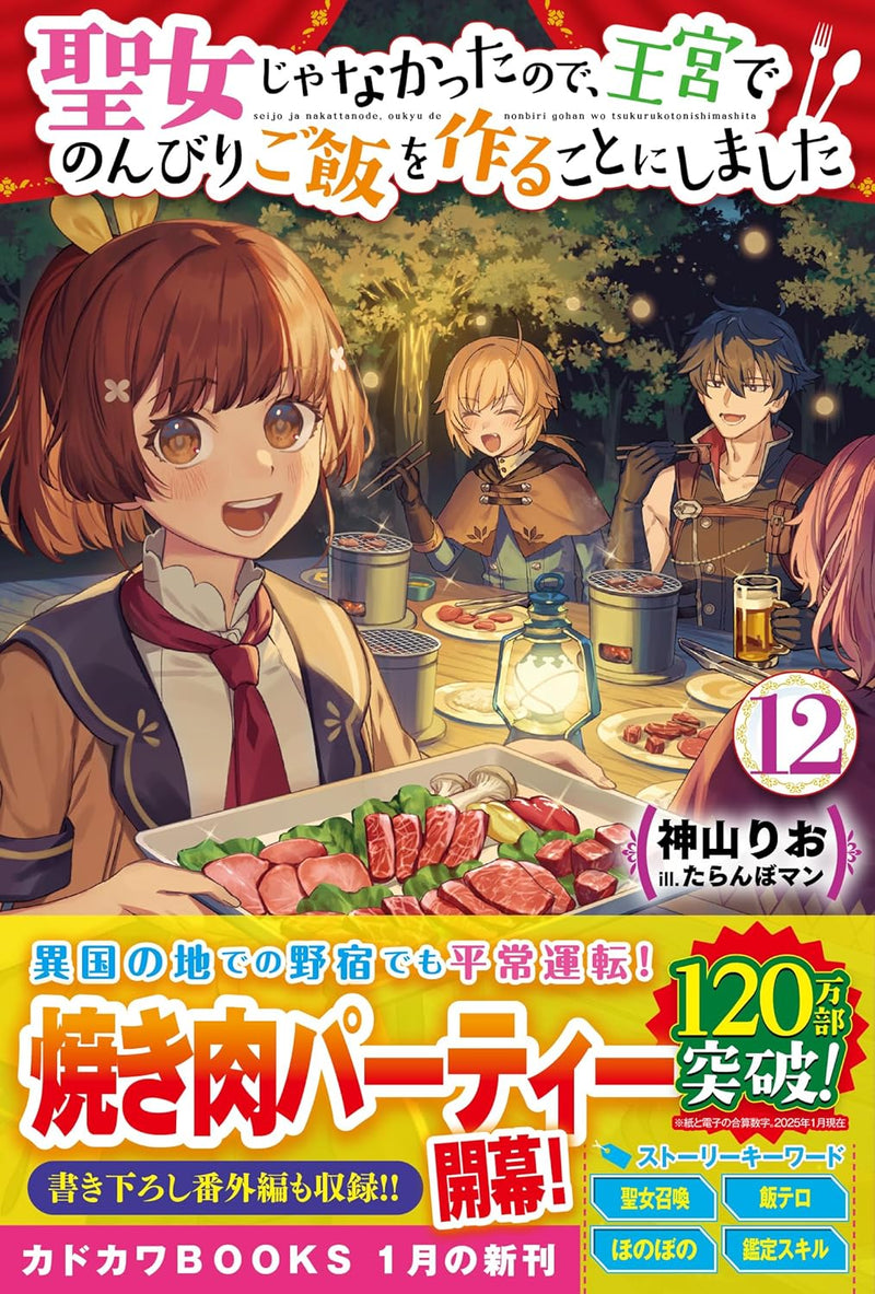 Seijo ja Nakatta node, Oukyuu de Nonbiri Gohan wo Tsukuru Koto ni Shimashita 12 (Light Novel)