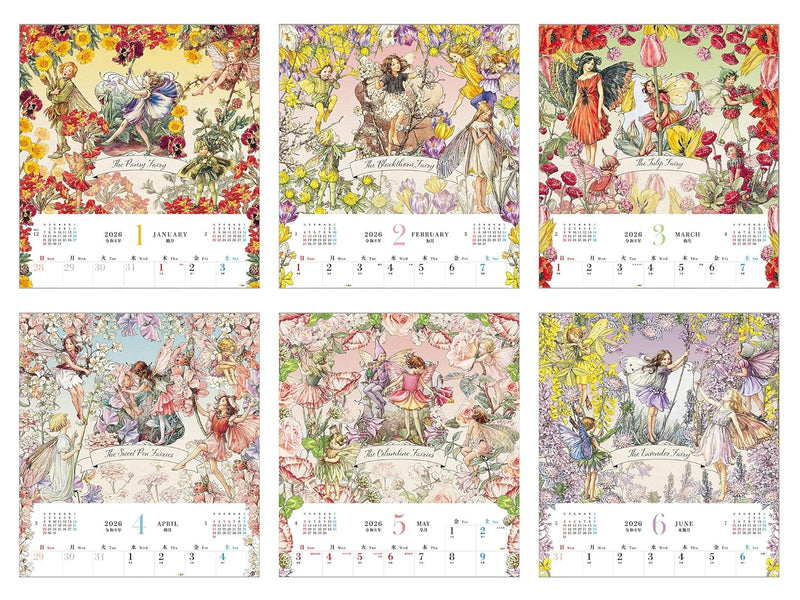 FLOWER FAIRIES Calendar 2026 (Impress Calendar 2026)