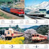 JTB Calendar Nostalgic Trains 2025 Wall Calendar