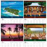 Todan 2025 Wall Calendar Best Dream Time - Adored Resort - 53.5 x 38cm TD-814