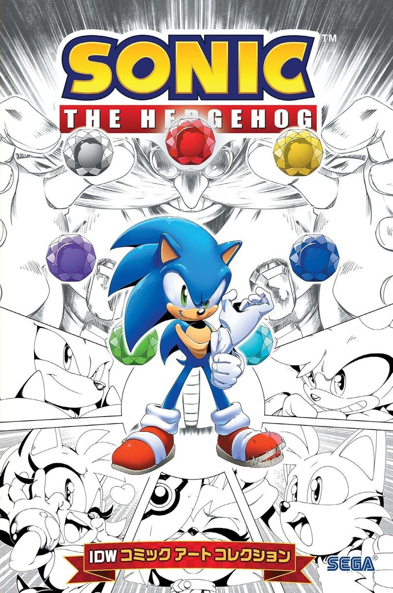 Sonic the Hedgehog; IDW Comic Art Collection