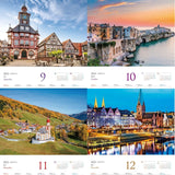 JTB Calendar The Most Beautiful Town in The World 2025 Wall Calendar