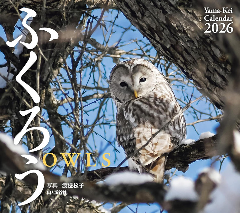 OWL Calendar 2026 (Monthly/Wall Calendar) (Yama-Kei Calendar 2026)