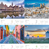 JTB Calendar The Most Beautiful Town in The World 2025 Wall Calendar