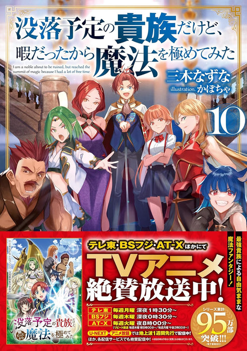 Botsuraku Yotei no Kizoku dakedo, Hima datta kara Mahou wo Kiwamete Mita 10 (Light Novel)