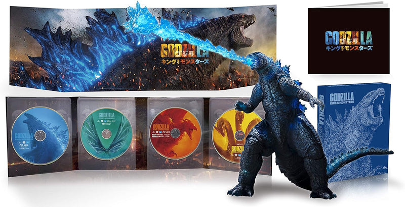 Godzilla: King of the Monsters Strictly Limited Production 4-Disc Set with S.H.MonsterArts GODZILLA [2019] Poster Color Ver.[Blu-ray]
