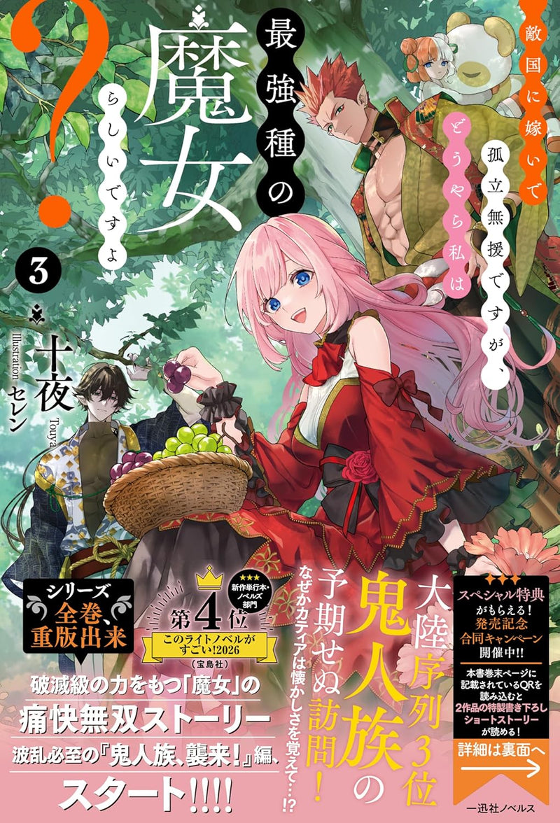 Tekikoku ni Totsuide Koritsu Muen desu ga, Douyara Watashi wa Saikyoushu no Majo Rashii desu yo? 3 (Light Novel)
