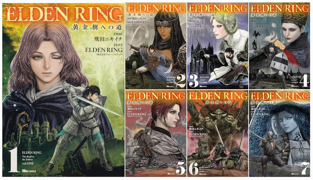 Elden Ring: The Road - the Erdtree (Ougonju e no Michi) Vol. 1-7 Set