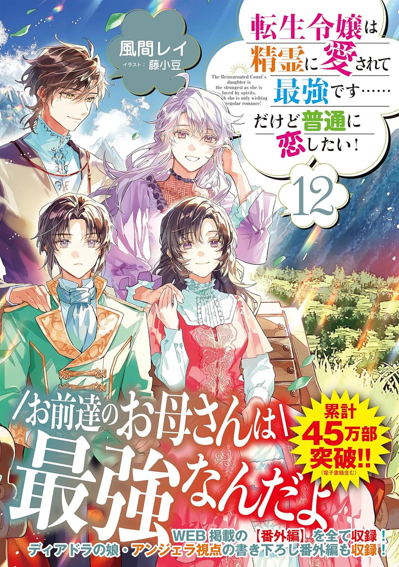 Tensei Reijou wa Seirei ni Aisarete Saikyou Desu... Dakedo Futsuu ni Koi Shitai! 12 (Light Novel)