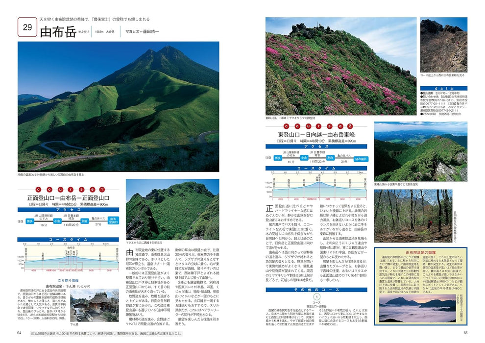 Atlas of the 100 Famous Mountains in Kyushu Revised Edition
