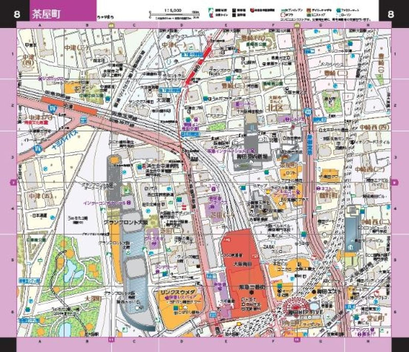 Easy-to-Understand Map: Osaka
