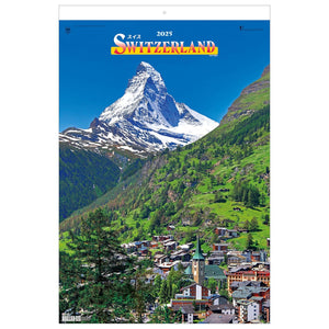 Todan 2025 Wall Calendar Switzerland Tohan DX Film 75 x 50.4cm TD-520