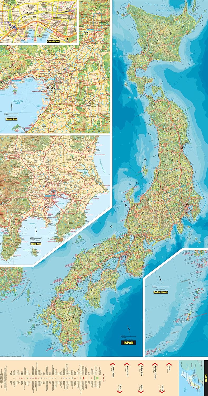 Travel Maps: Japan Fifth Edition (ASIA'S SELLING MAPS)