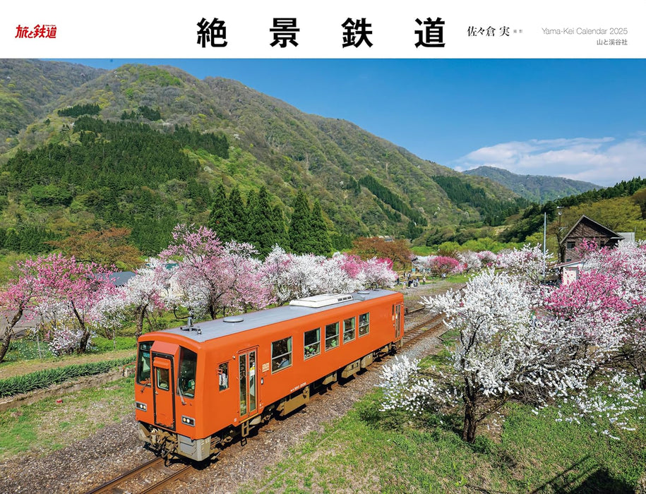 Calendar 2025 Scenic Railways (Monthly/Wall Calendar) (Yama-kei Calendar 2025)