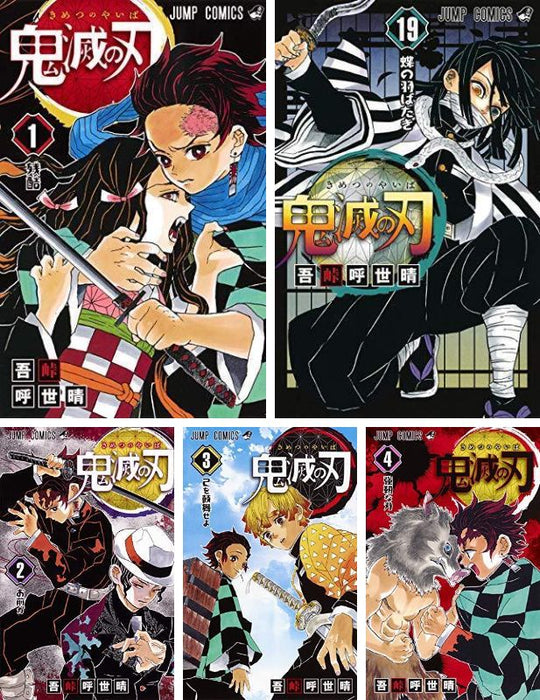 Demon Slayer: Kimetsu no Yaiba Vol. 1-19 Set