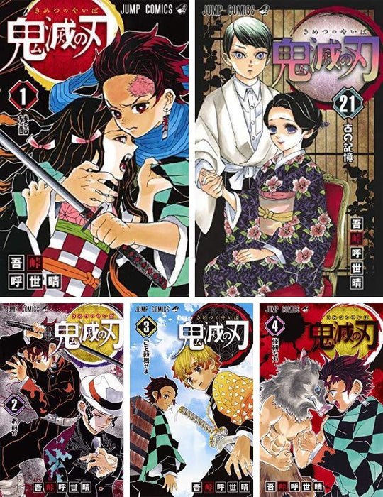 Demon Slayer: Kimetsu no Yaiba Vol. 1-21 Set