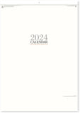New Japan Calendar 2024 Wall Calendar Simple Face Large NK200 610x425mm