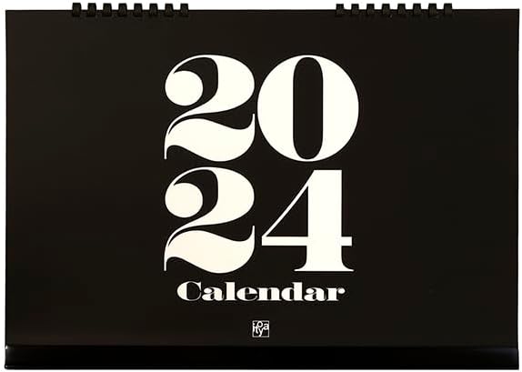 Itoya 2024 Black Wall Calendar