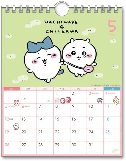 Ensky Chiikawa CL-074 2024 Desk Calendar