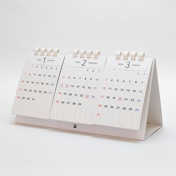 Itoya 2024 Part 1 Calendar Desk 3 Months