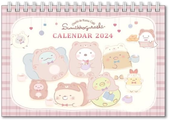 Ensky Sumikko Gurashi CL-087 2024 Desk Calendar