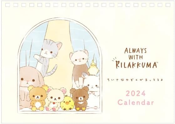 Ensky Rilakkuma CL-089 2024 Desk Calendar