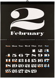 Itoya 2024 Black Wall Calendar