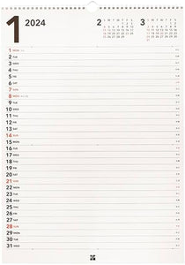Itoya 2024 Horizontal Calendar B3