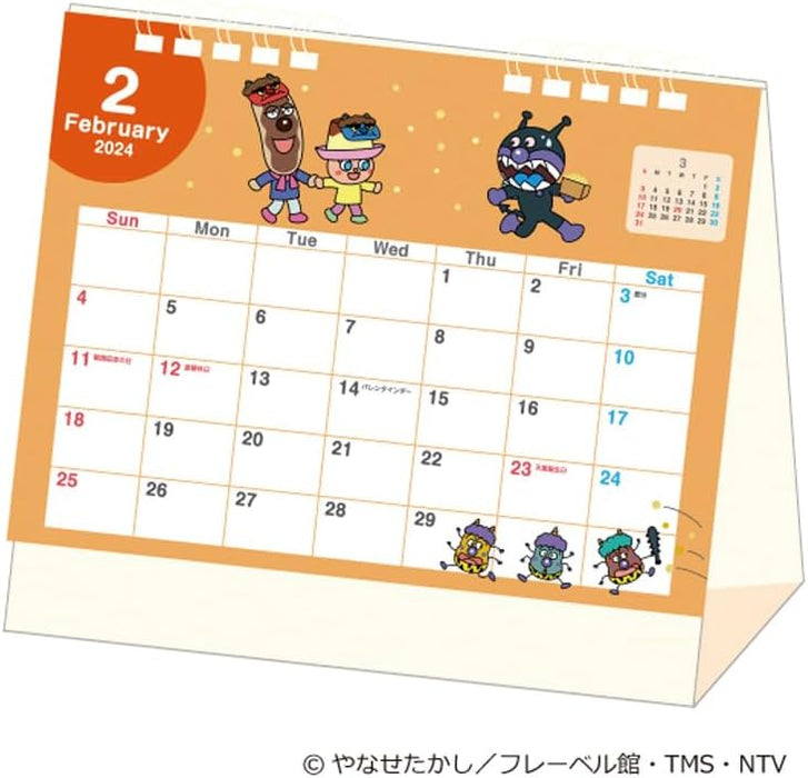 Anpanman 2024 Desk Calendar CL-006