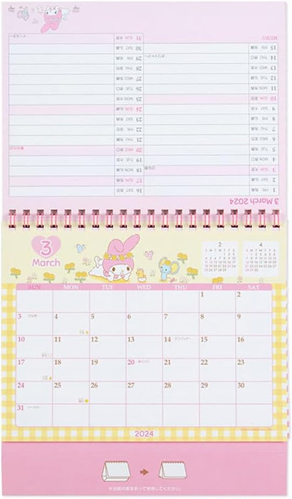 Sanrio My Melody Ring Calendar 2024 699624