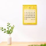 New Japan Calendar 2022 Wall Calendar Happiness Yellow Calendar NK8706
