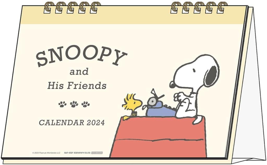 Sun-Star Stationery Snoopy 2024 Desk Calendar Snoopy S8520321