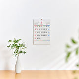 New Japan Calendar 2023 Wall Calendar Color Line Memo Small NK450