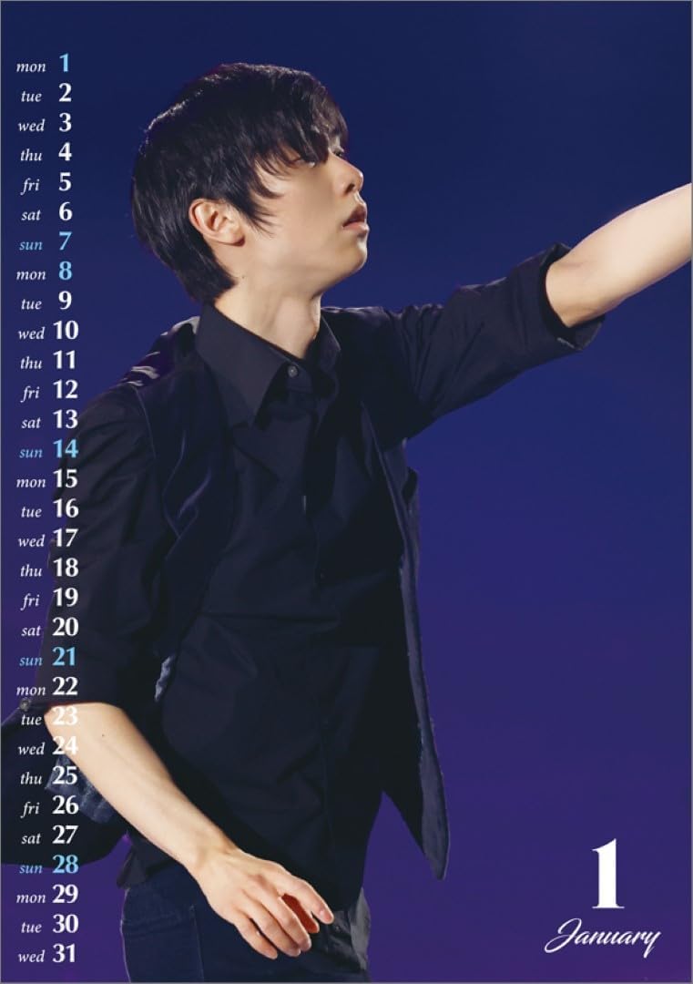Hagoromo Yuzuru Hanyu 2024 Desk Calendar CL24-0554