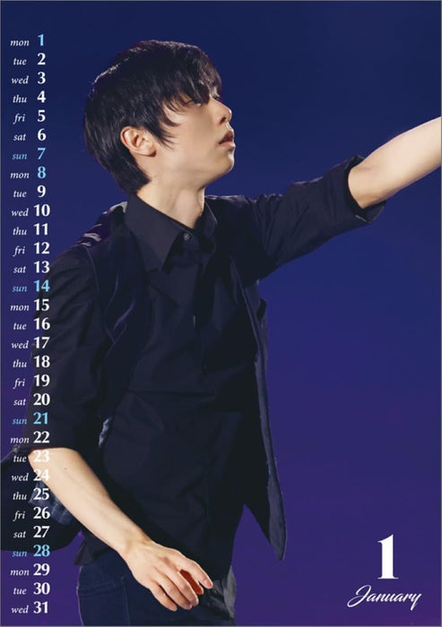 Hagoromo Yuzuru Hanyu 2024 Desk Calendar CL24-0554