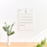 New Japan Calendar 2023 Wall Calendar Simple Face NK194