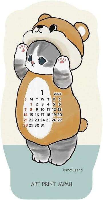 2024 mofusand Calendar/Die Cut Desk Calendar No.184