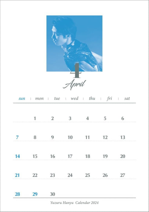 Hagoromo Yuzuru Hanyu 2024 Desk Calendar CL24-0554