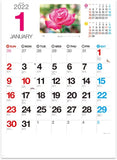 New Japan Calendar 2022 Wall Calendar Flower Language NK139