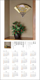Try-X 2024 Wall Calendar Tea Flower CL-476 60x30cm
