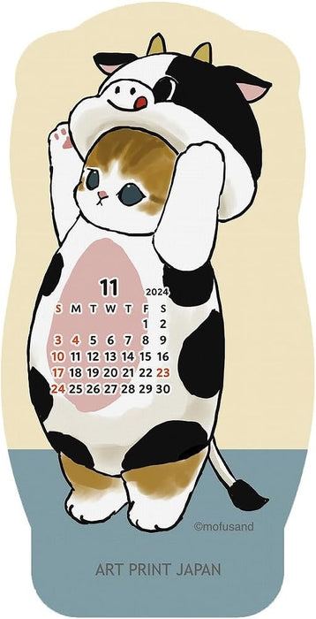 2024 mofusand Calendar/Die Cut Desk Calendar No.184