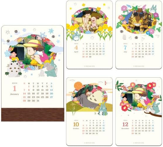 Ensky My Neighbor Totoro (Tonari no Totoro) 2024 kasanaru Calendar CL-083