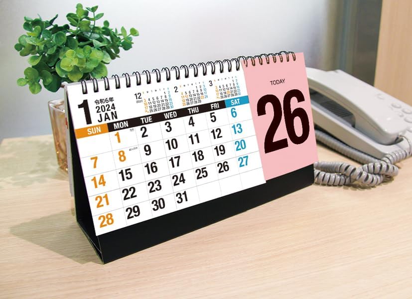 Hagoromo Mieru DAY 2024 Desk Calendar CL24-1056