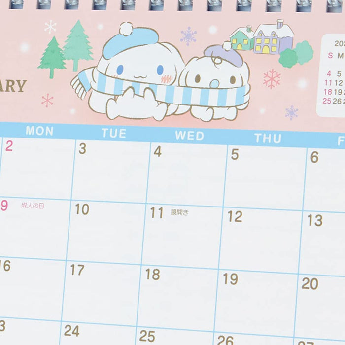 Sanrio 2023 Desktop Calendar Cinnamoroll 3 Months 202941