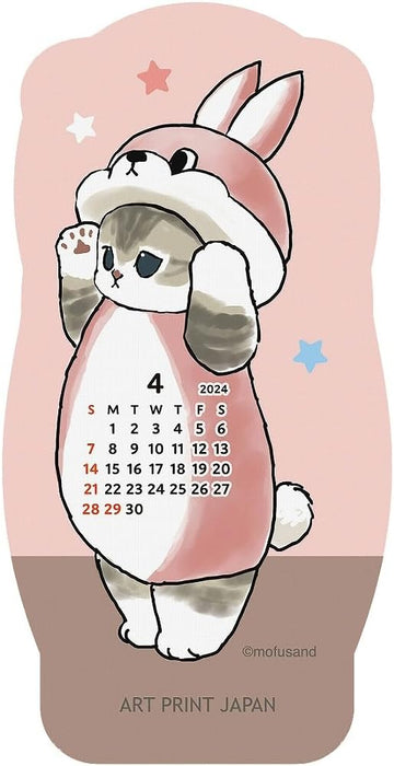 2024 mofusand Calendar/Die Cut Desk Calendar No.184